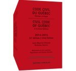 Stock image for Code Civil du Quebec, dition Critique 2014/2015 for sale by Better World Books Ltd