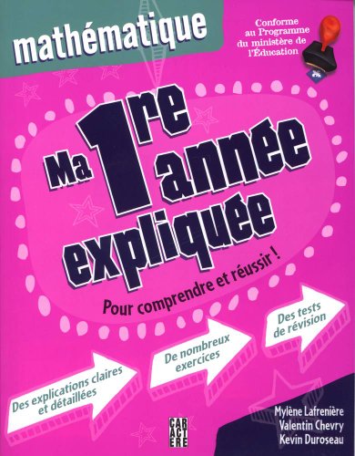 Stock image for Ma 1er anne explique mathmatique for sale by Better World Books