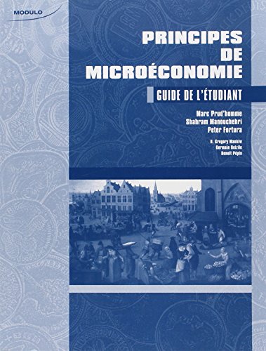 9782896501854: Principes de microeconomie guide de l etudiant
