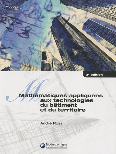 Beispielbild fr Mathmatiques appliques aux technologies du btiment et du territoire zum Verkauf von Ammareal