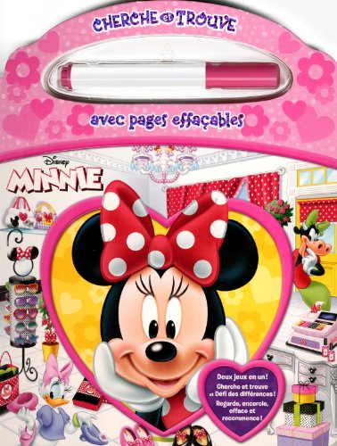 Stock image for Minnie: Cherche et trouve avec pages effaables for sale by Better World Books