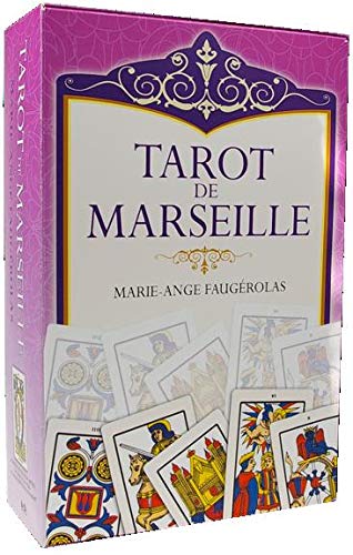 Imagen de archivo de Tarot de Marseille - jeu 78 cartes + livret couleur a la venta por medimops