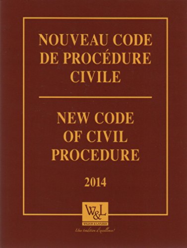 Immagine dell'editore per Nouveau code de procdure civile 2014/New code of civil procedure 2014 venduto da medimops