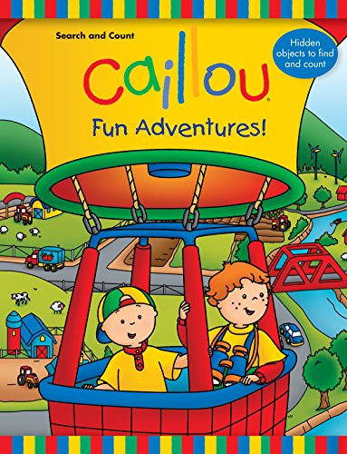 9782897180348: Caillou: Fun Adventures!: Search and Count Book