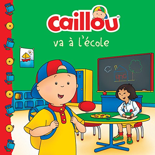 9782897183141: Caillou va  l'ecole (Chteau de cartes)