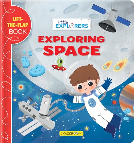 Beispielbild fr Little Explorers: Exploring Space: A Lift-the-Flap Book zum Verkauf von Your Online Bookstore