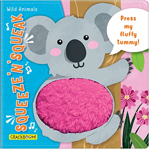 9782898024788: Squeeze ‘n’ Squeak: Wild Animals: Press my fluffy tummy!
