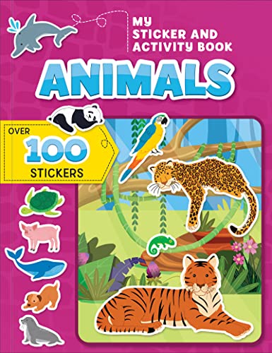 9782898024894: My Sticker and Activity Book: Animals: Over 100 Stickers! (Activity books)