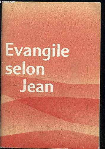 Imagen de archivo de Evangile selon Jean a la venta por Le-Livre