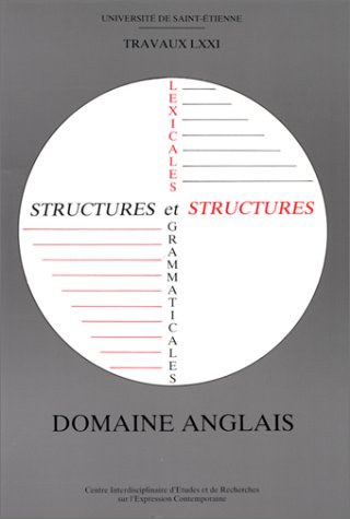 9782901559382: Structures lexicales et grammaticales domaine anglais