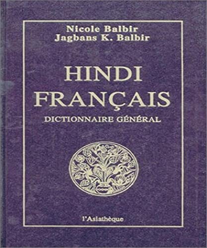 Stock image for Dictionnaire gnral hindi-franais for sale by GF Books, Inc.