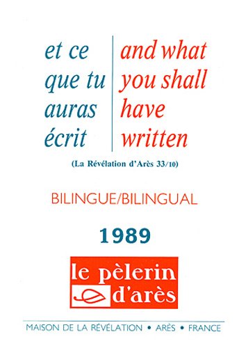 Stock image for Et ce que tu auras cris : Edition bilingue franais-anglais 1989 for sale by medimops