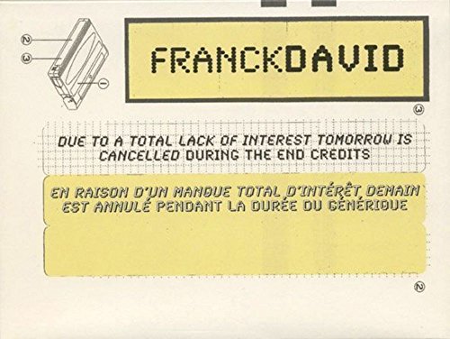 Beispielbild fr Franck David (Fra/ang) zum Verkauf von medimops