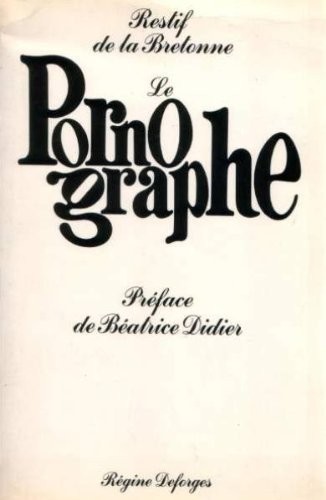 9782901980766: Le pornographe