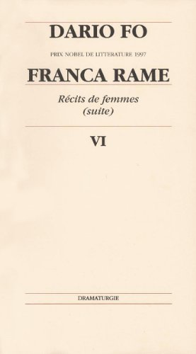 9782902165278: Rcits de femmes (suite): Tome 6, Franca rame