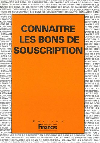 Beispielbild fr Connatre les bons de souscription zum Verkauf von Ammareal