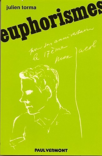Euphroismes (Collection DeÌsordres) (French Edition) (9782902481064) by Torma, Julien