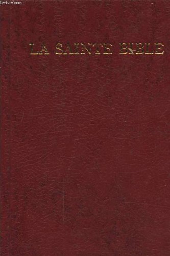 9782902628360: La Sainte Bible