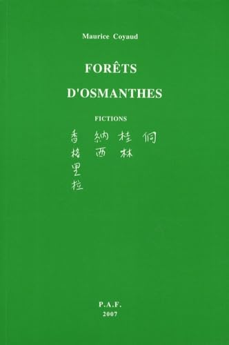 Stock image for Forts d'osmanthes for sale by A TOUT LIVRE