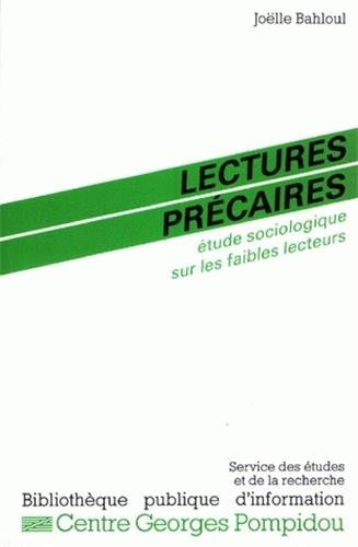 Stock image for Lectures prcaires for sale by Ammareal