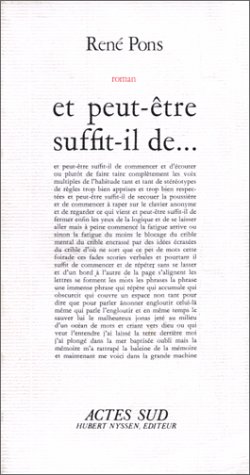 Beispielbild fr Et peut-tre suffit-il de. zum Verkauf von Librairie Christian Chaboud