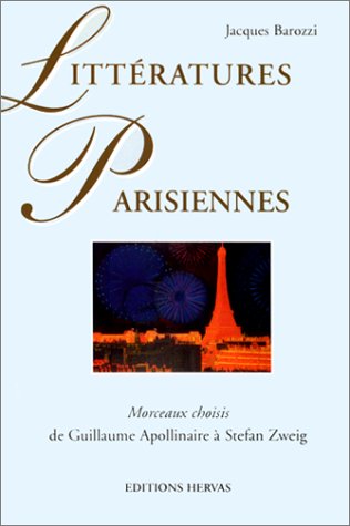 Beispielbild fr Litt ratures Parisiennes Barozzi, Jacques zum Verkauf von LIVREAUTRESORSAS