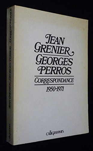 Correspondance, 1950-1971 (French Edition) (9782903258085) by Grenier, Jean