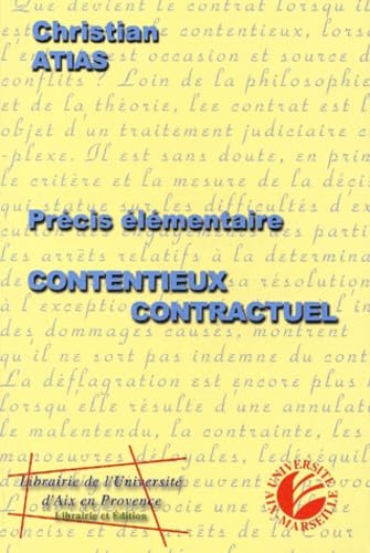 9782903449629: Precis Elementaire De Contentieux Contractuel