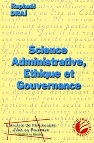 Imagen de archivo de Science administrative, tique et gouvernance a la venta por Ammareal