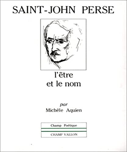 Beispielbild fr Saint-John Perse zum Verkauf von LeLivreVert