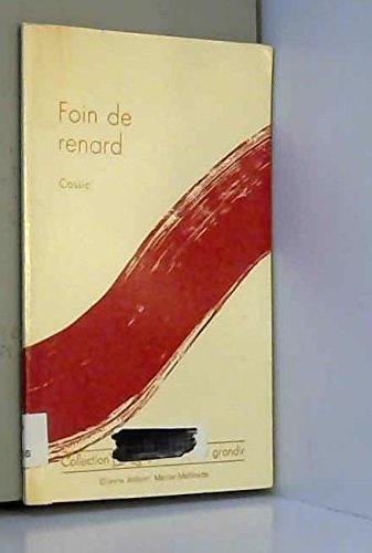 Beispielbild fr Foin de renard zum Verkauf von Ammareal