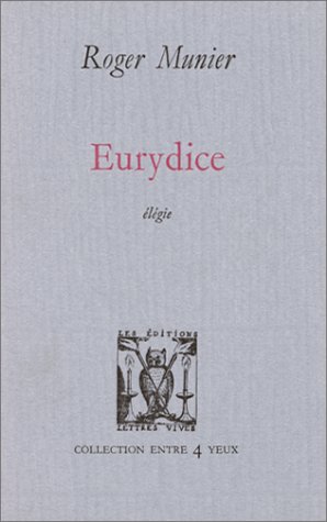 9782903721206: Eurydice : Elgie