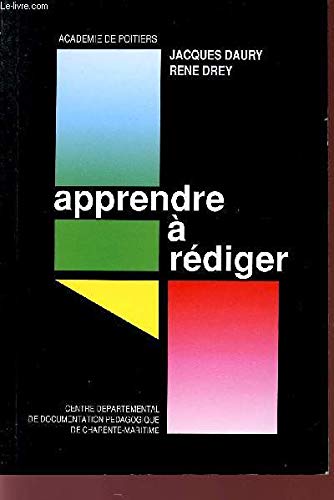 Apprendre à rédiger