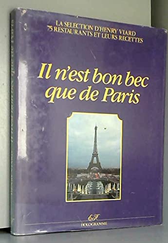 Stock image for IL N'EST BON BEC QUE DE PARIS for sale by Librairie rpgraphic