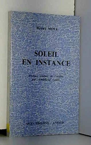 Imagen de archivo de Soleil en instance a la venta por Chapitre.com : livres et presse ancienne