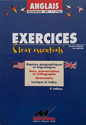 Beispielbild fr Anglais : Exercices Clear essentials zum Verkauf von medimops