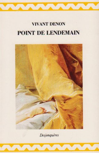 Beispielbild fr Point de lendemain zum Verkauf von Librairie Th  la page