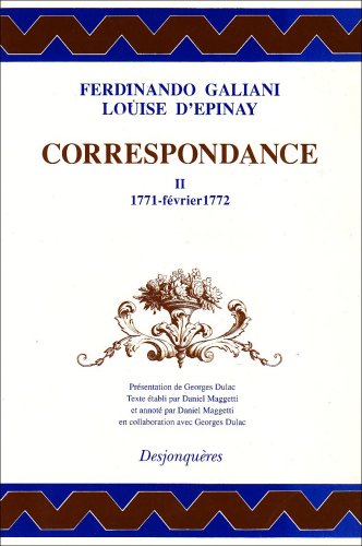 9782904227707: Correspondance: Tome 2, 1771 - fvrier 1772