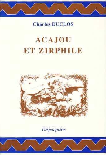 Imagen de archivo de Acajou et Zirphile a la venta por Ammareal