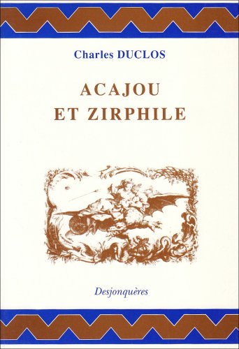 Stock image for Acajou et Zirphile for sale by Ammareal