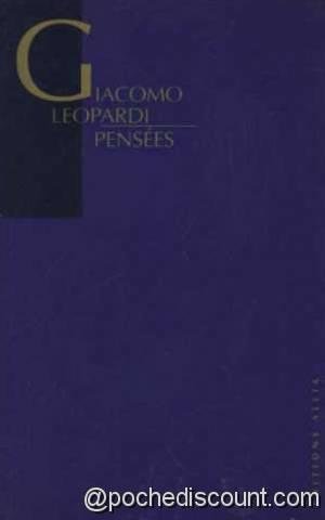 Beispielbild fr Pens es [Paperback] LEOPARDI GIACOMO zum Verkauf von LIVREAUTRESORSAS