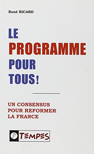 Stock image for Le programme pour tous [Poche] Ren RICARD et Bernard DENIS for sale by BIBLIO-NET