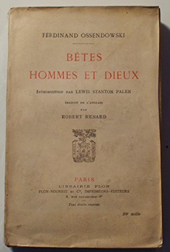 Imagen de archivo de Betes, hommes et dieux : l'nigme du roi du monde a la venta por Librairie Th  la page