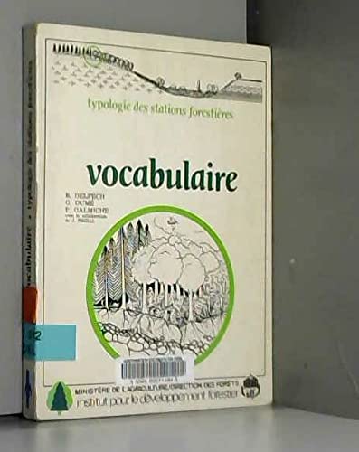 9782904740053: Vocabulaire: Typologie des stations forestires