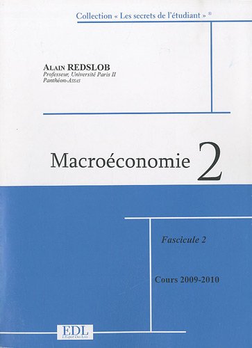 9782904881664: Macroconomie 2: Fascicule 2 en 2 volumes