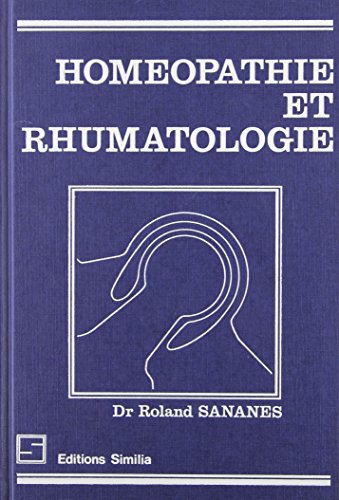 Beispielbild fr Homopathie et rhumatologie zum Verkauf von Ammareal