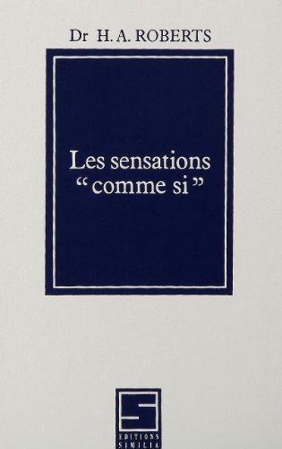 9782904928543: Les sensations "comme si"