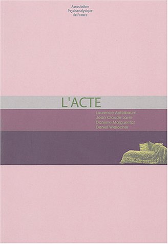 Stock image for L'acte for sale by medimops