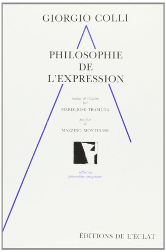 9782905372284: Philosophie de l'expression