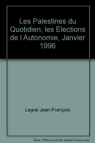 Imagen de archivo de PALESTINES DU QUOTIDIEN a la venta por LiLi - La Libert des Livres